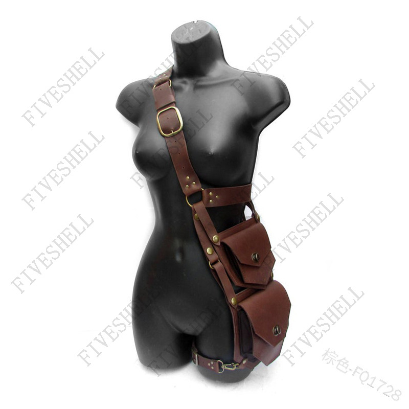 Women Bags Europe - Middeleeuwse Renaissance Taille PU Riem Taille
