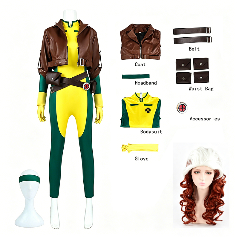 Women Bags Europe - Dames Rogue X-Men 97 Cosplay Complete