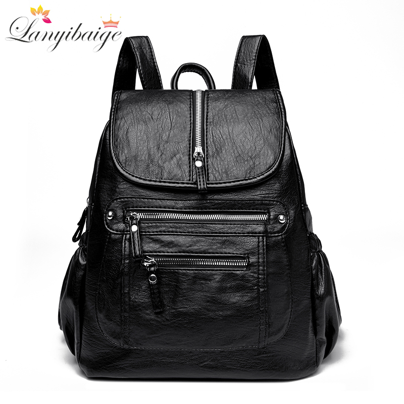 Women'S Bags Jacquemus - Luxe Vrouwen Echt Lederen Rugzak Casual