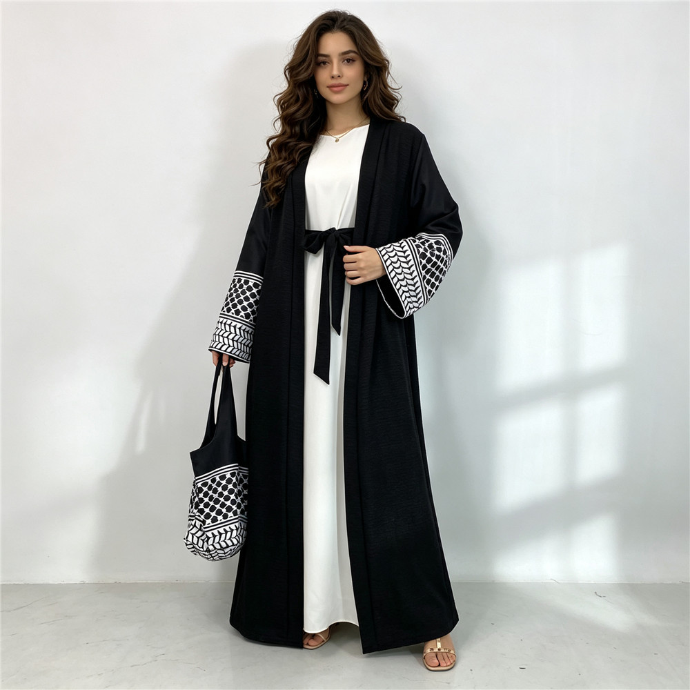 Women Bags Dubai - Ramadan Open Abaya en Tas 2-delige