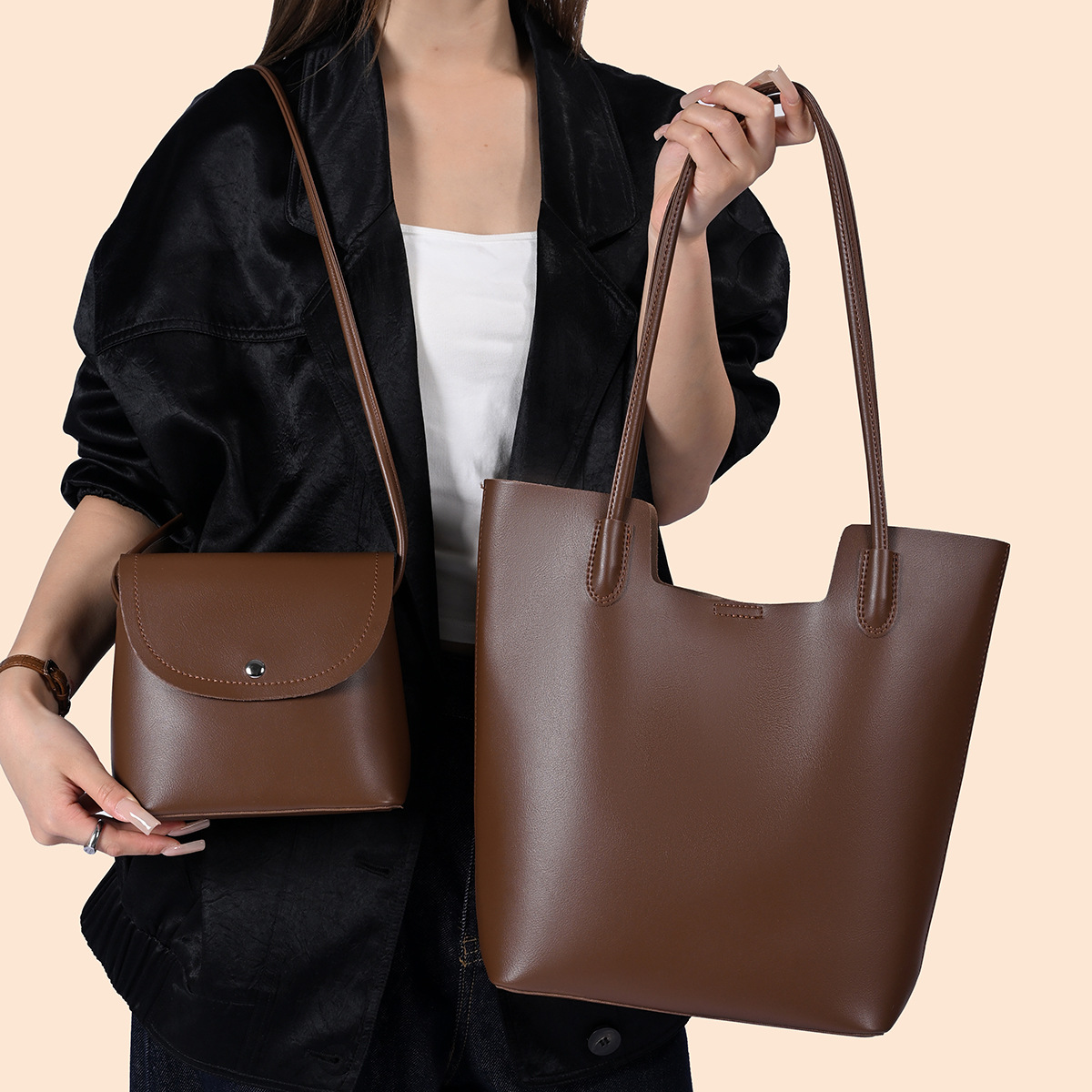 Women'S Bags Handbags - Schoudertassen van PU-leer voor dames, messenger