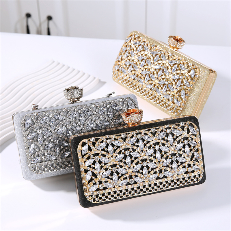 Luxe diamanten metalen frame a - Women Bags Dubai recensie en prijs