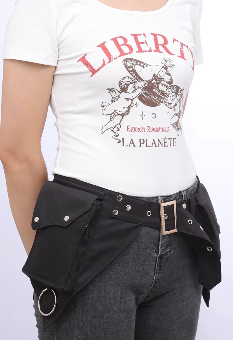 Middeleeuwse punk heuptas voor - Women Bags Europe recensie en prijs