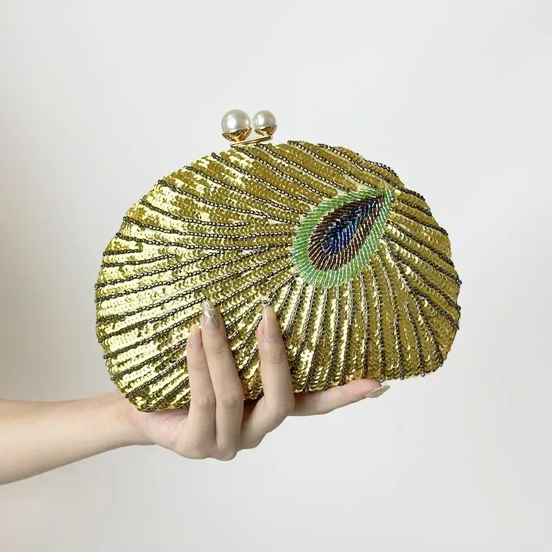 Nieuwe luxe pauwgroene clutch  - Women Bags Green recensie en prijs
