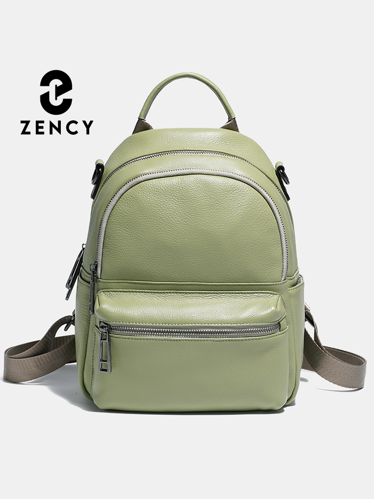 Zency Vrouwen Lederen Rugzak M - Women Bags Green recensie en prijs